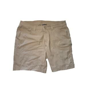 Eddie Bauer Womens Shorts 12 Cargo‎ Khaki Hiking Gorpcore Walking Work